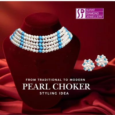 From Traditional to Modern Pearl Choker Styling Idea 400x400