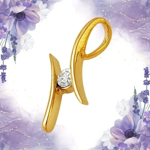 Memories of Gold - Real Diamond Pendant (P14)