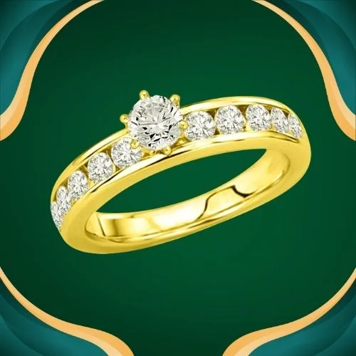 1.10TCW L/SI2 GIA Solitaire Diamond Engagement Ring (1.10LSI2-S55)