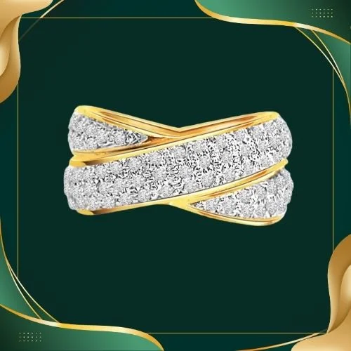 Love Birds 1.26cts I/J SI Clarity Real Diamond Ring (SDR201)