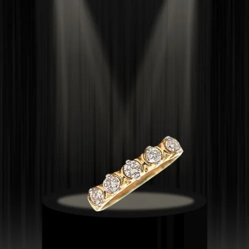 Knotty Chords Real Diamond 0.40cts Eternity Ring (SDR223)