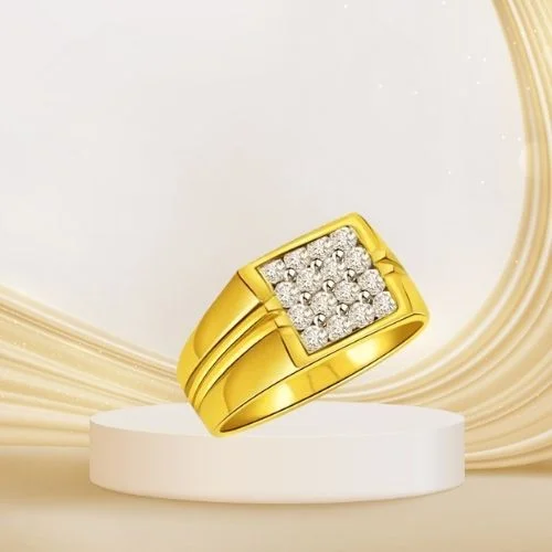 Real Diamond 0.48cts Men's Ring (SDR332)