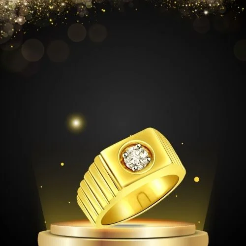 0.20cts Real Diamond Men's Solitaire Ring (SDR361)