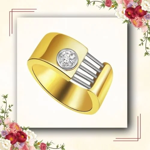 Fine 0.20cts Real Diamond Men's Solitaire Ring (SDR371)