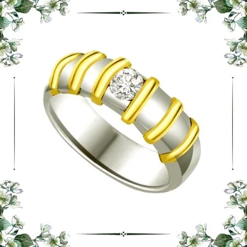 Solitaire Real Diamond Gold Ring (SDR603)