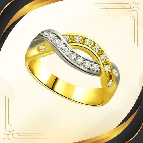 Classic Real Diamond 18kt Gold Ring (SDR658)