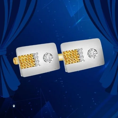 Prince Charm 0.16cts Diamond VS Clarity Tiepin (TiePin1)