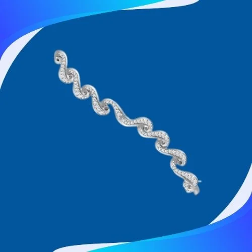 Swirls Of Joy - 0.70cts Diamond Bracelet (BG31)