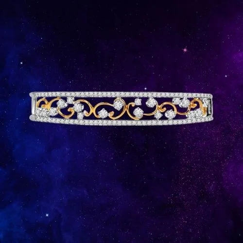 Sparkling Stars Together 1.16ct Diamond Studded Bracelet (BG9)