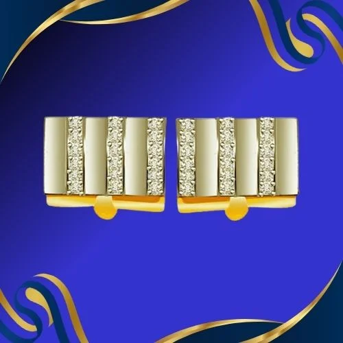 0.50ct Diamond Gold Cufflinks (CF14)