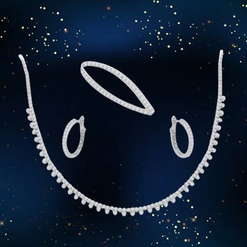 Shower of Stars Diamond & Bracelet Set (DS7)