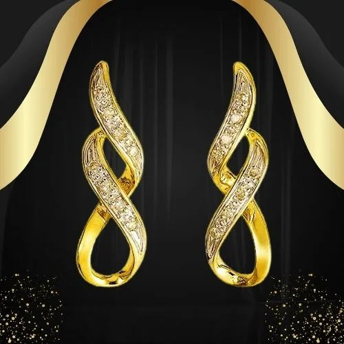 Diamonds Wings 0.16cts Diamond Earring (ER201)