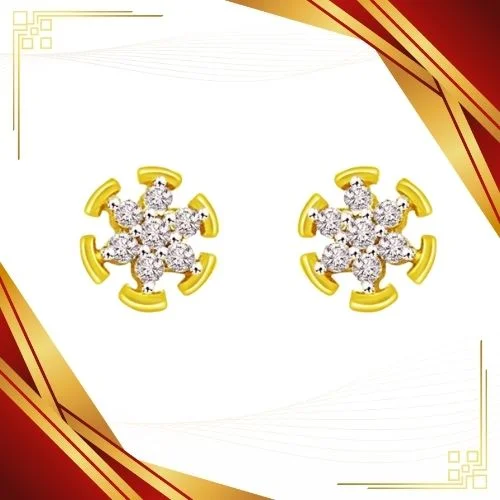 0.46 cts Diamond Kudajodi 18K Earrings (ER415)
