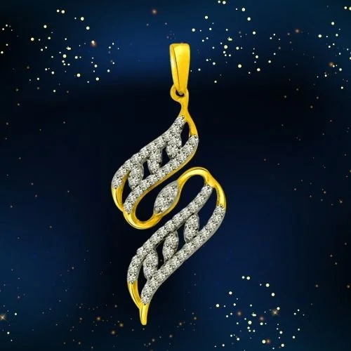 Simple things catch your attention - Real Diamond Pendant (P1206)