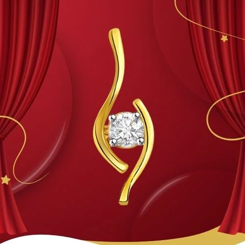 Deep Love - Real Diamond Solitaire Pendant (P244)
