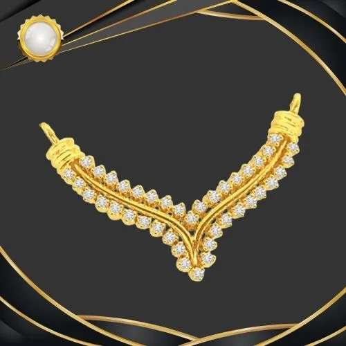 Endless Elegance: Stone-Studded Infinity Diamond Necklace Pendant (P2648)