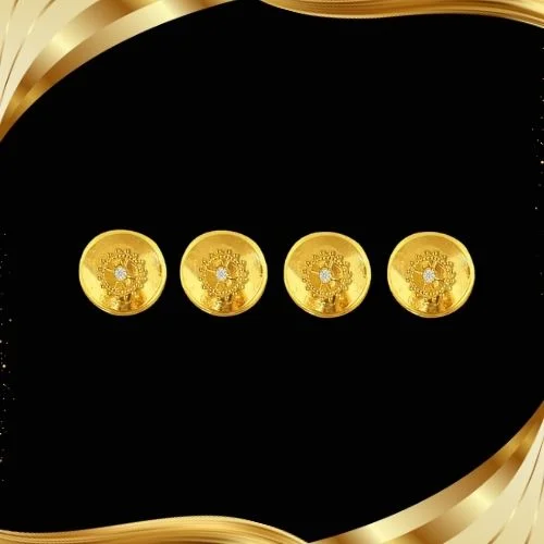 Classy Real Diamond Kurta Buttons (S275)