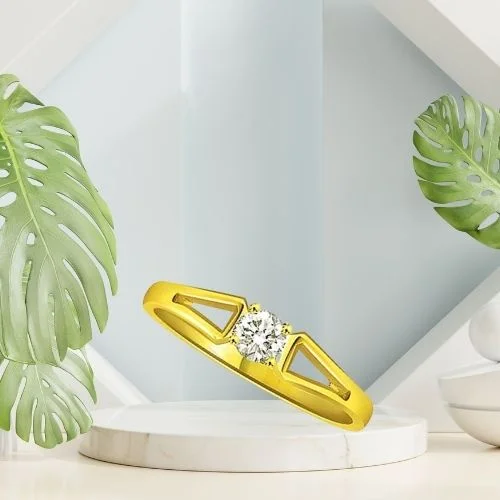 Heart's Desire Real Diamond Sol Ring (SDR312)