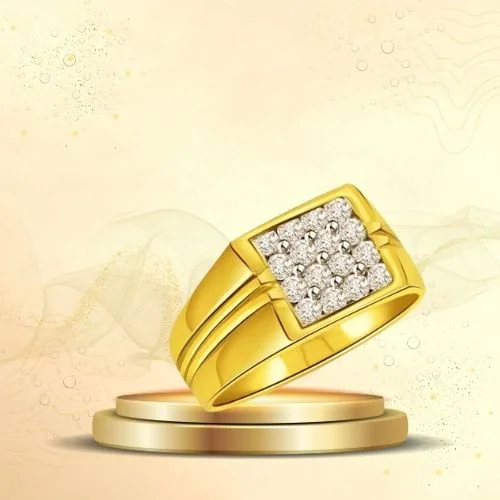 Real Diamond 0.48cts Men's Ring (SDR332)