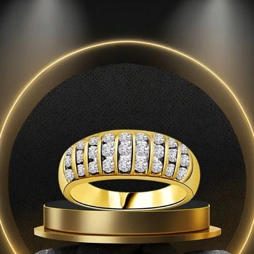 0.81cts Real Diamond 18kt Gold Ring (SDR421)