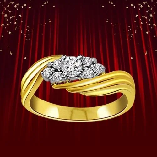 0.67cts Real Diamond Gold Ring (SDR463)