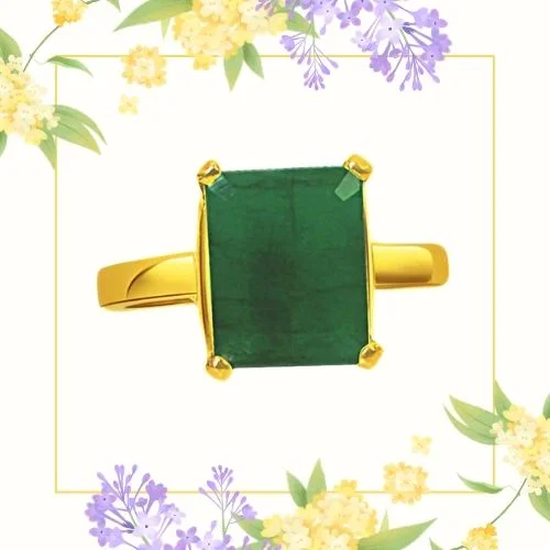 Emerald Magical Moments - Real Diamond Ring (SDR61)