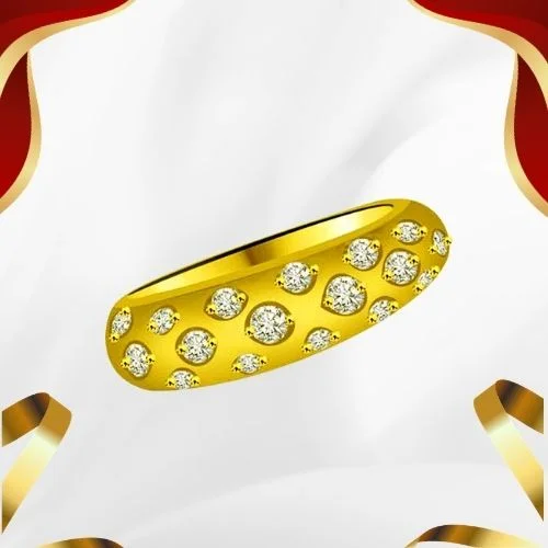 Classic Real Diamond Gold Ring (SDR947)