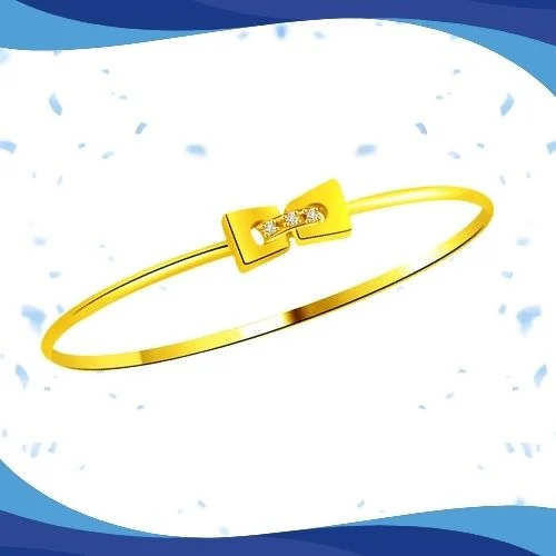 A Touch of Grace: The Bow-Tifully Yours Diamond Bracelet (BG32)