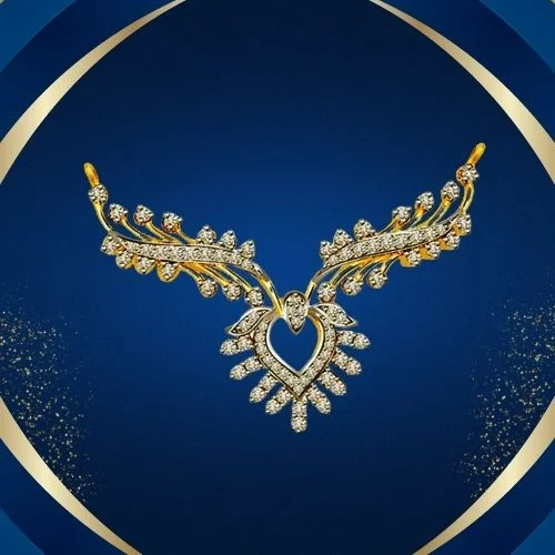 Petal's of Pride 1.00 cts Designer Diamond Necklace Pendant (DN159)