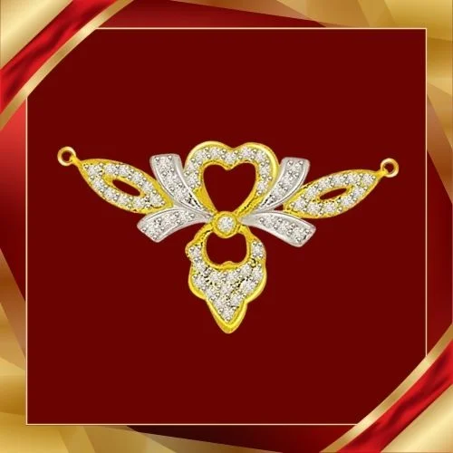 Wings Of Love 0.67cts Diamond Necklace Pendant (DN383)