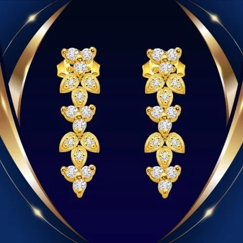 Fairy Style 0.75 cts Classic Diamond Earrings (ER141)