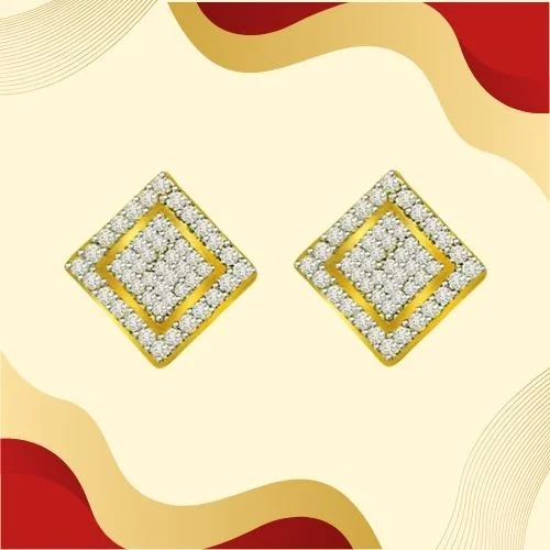 0.50cts Diamond Gold Earring (ER334)