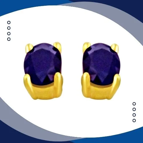 0.88 cts Sapphire 18k Gold Ring (ER417)