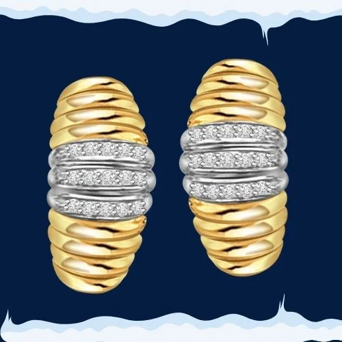 Charismatic Aura - Real Diamond Balis & Hoops (ER92)