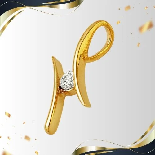 Memories of Gold - Real Diamond Pendant (P14)