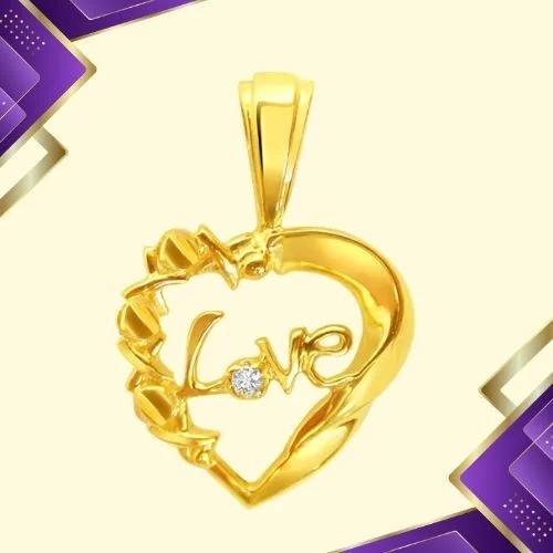Lovers Special - Real Diamond Pendant (P55)