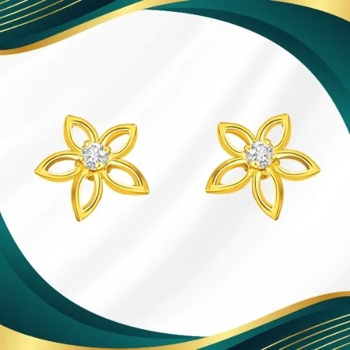 Complete Star's 0.10cts Diamond Earrings (S268)