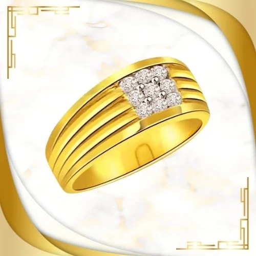 Real Diamond 0.36cts Men's Ring (SDR335)