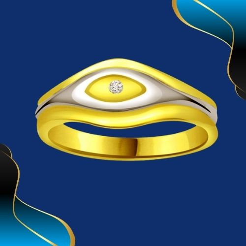 Solitaire Real Diamond Gold Ring (SDR577)