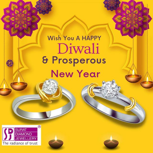 We wish you a very Happy Diwali and a very Happy New Year! 
.
.
.
.
.

#diwalivibes #diwali #diwali2022 #happybirthday #happynewyear #saalmubarak #diamondring #diamond #gold #diwaligifts