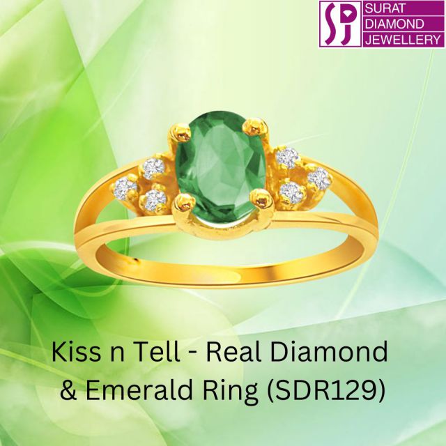 "Kiss n Tell with Diamonds & Gold! 💍 Let's Get Cheeky & Chic!"

Hello, ring lover! Ready to spill some sparkly secrets? Dive into the playful charm of our Real Diamond & Emerald Ring (SDR129). This isn't just any ring; it's where secrets meet style! With diamonds that twinkle like cheeky stars and an emerald that radiates fiery passion, you're all set to be the talk of the town. And here's a fun fact: Diamonds are a girl's best friend, and this one's ready to party with you! So, whether you're off to a glitzy gala or just feeling a bit mischievous, this ring is your go-to bling.

"Ready to Kiss n Tell with Diamonds? Tap, Shop, and Flaunt Your Sparkle!

Why whisper when you can shine and shout? Let's make every day a diamond-dazzling delight! 🎈 

Click on : https://www.suratdiamond.com/rings/kiss-and-tell-diamond-gold-ring.aspx
