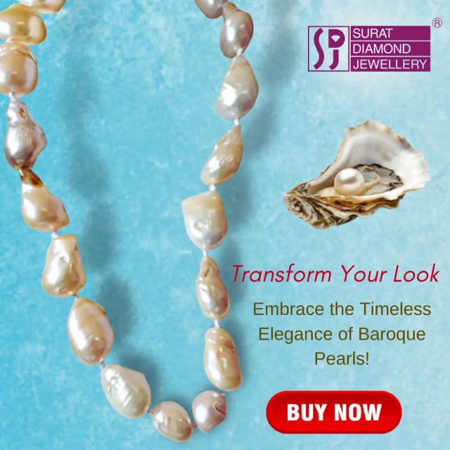 🌟 Elevate Your Style with Baroque Pearls! 🌟
Step into a world of timeless elegance and unparalleled beauty with our exquisite collection of baroque pearl jewellery! Each piece is crafted to perfection, exuding grace and sophistication that will elevate your style to new heights.

✨ Discover the Allure ✨
Unleash your unique flair with our captivating baroque pearls. Unlike any other, these pearls boast irregular shapes and captivating textures, making each piece a masterpiece in its own right. Dive into the enchanting world of baroque pearls and unlock the secrets of their timeless allure.

👑 Experience Luxury Like Never Before 👑
Wrap yourself in the opulent embrace of our baroque pearl necklaces, radiating sophistication and elegance. From classic strands to modern designs, these exquisite necklaces will elevate any outfit, leaving a lasting impression wherever you go.

💫 Indulge in Versatility 💫
Adorn yourself with the versatile charm of our baroque pearl earrings, perfect for every occasion. Whether you're dressing up for a night out or keeping it casual, these earrings effortlessly transition from day to night, adding an air of elegance to every ensemble.

🌺 Unlock Your Individuality 🌺
Discover the allure of our baroque pearl bracelets, each piece a reflection of your unique spirit and grace. Embrace the beauty of imperfection and make a bold statement with jewellery that speaks to your soul.

✨ Elevate Your Style Today! ✨
Say goodbye to ordinary accessories and embrace the timeless elegance of baroque pearl jewellery. Shop now and make a statement that's uniquely yours!

PS: Make a statement - Buy now and dazzle the world with your timeless elegance! 

Click on : https://www.suratdiamond.com/necklaces/real-peach-baroque-pearl-necklaces.aspx